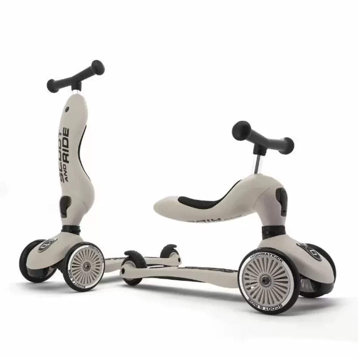 Buitenspeelgoed-Scoot and Ride Highwaykick 1 Loopfiets-Step Ash