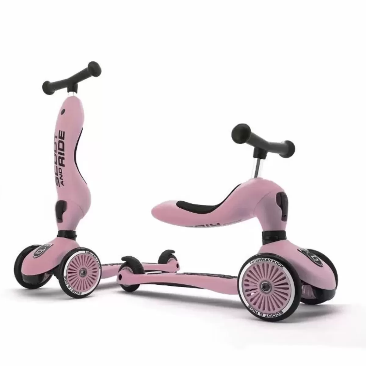 Buitenspeelgoed-Scoot and Ride Highwaykick 1 Loopfiets-Step Rose