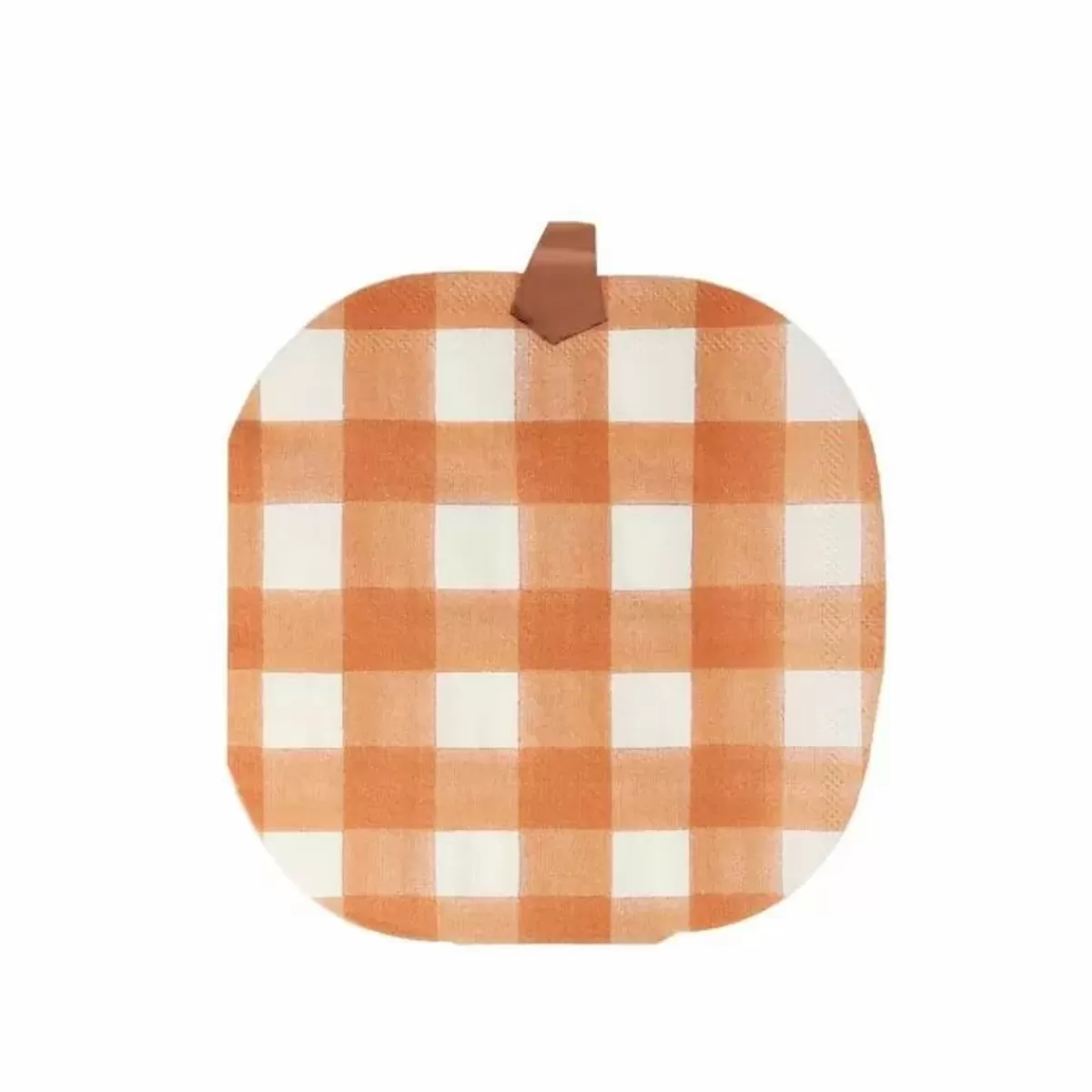 Halloween-Meri Meri Servetten Gingham Pumpkin Halloween (16St)