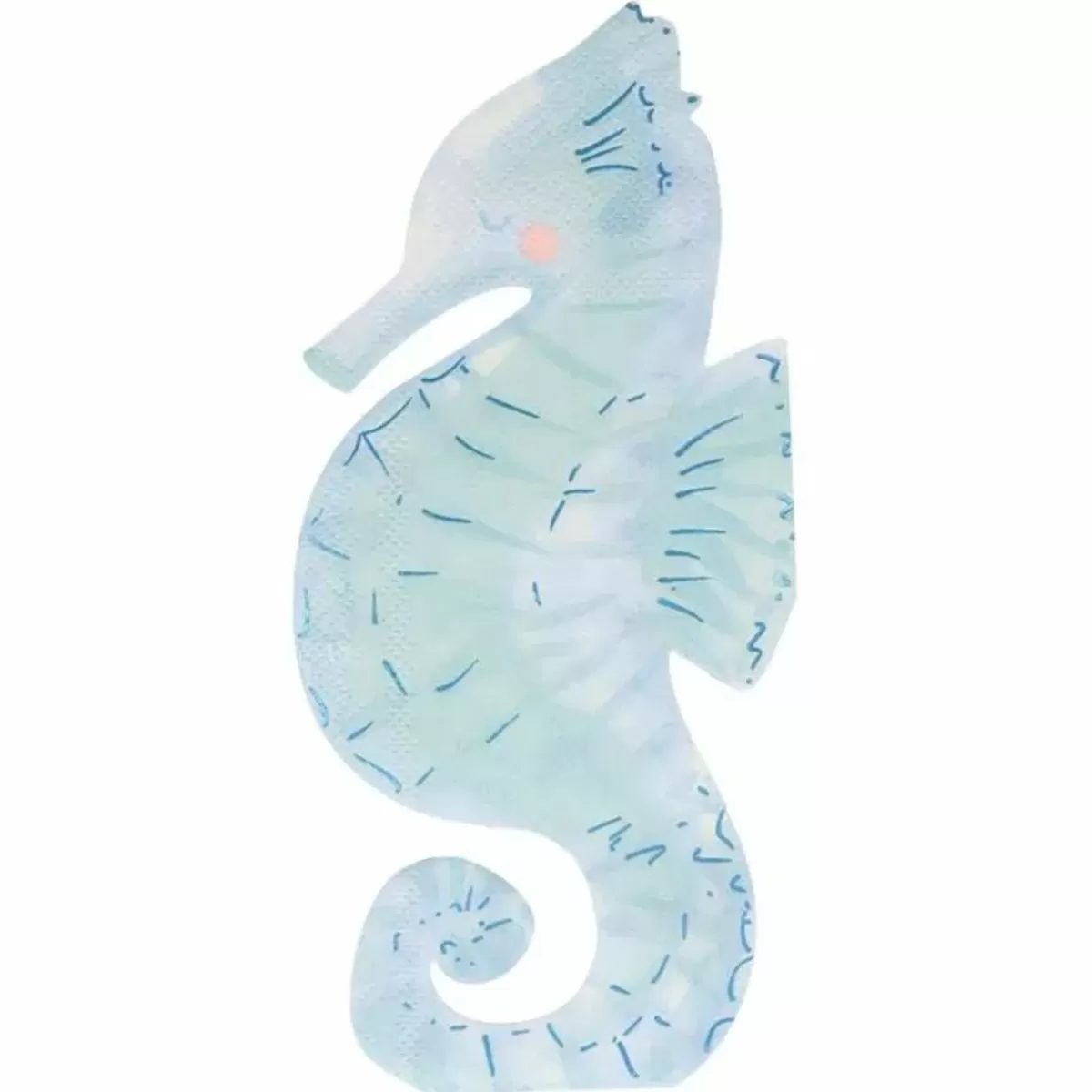 Mermaid Tail-Meri Meri Servetten Zeepaardje Mermaid Tail (16St)