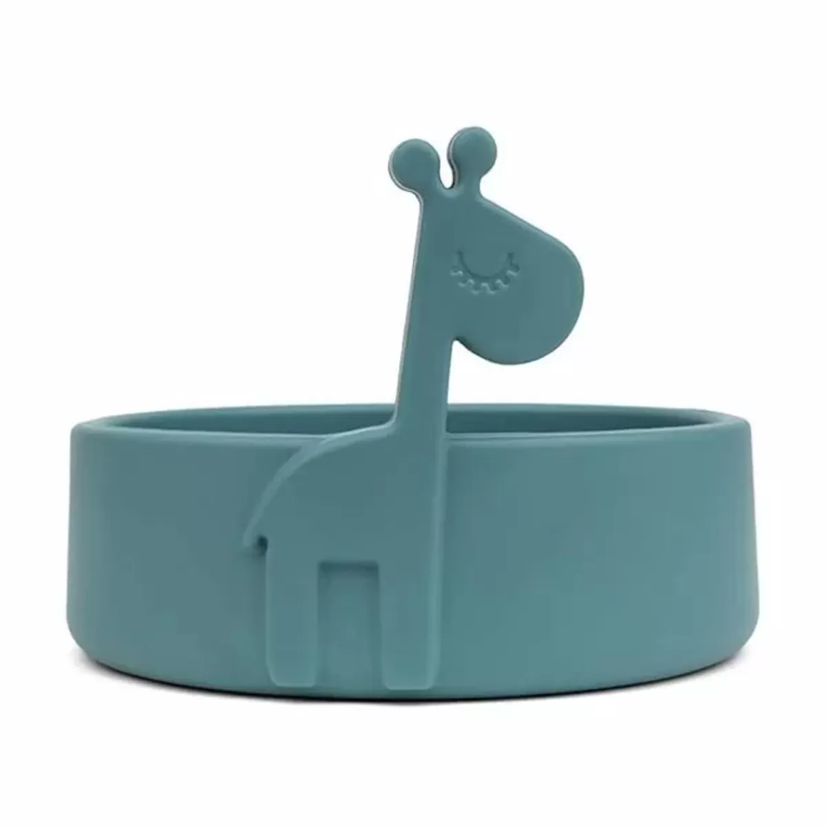 Kinderservies Sets-Done by Deer Siliconen Serviesset Peekaboo First Meal Blue