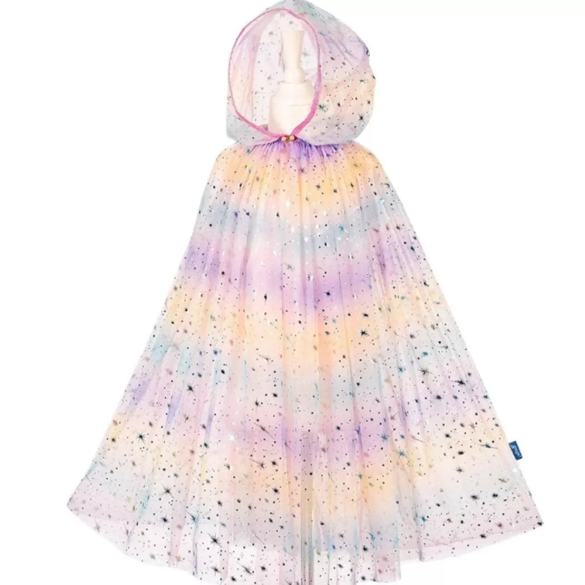 Verkleedkleding Meisjes-Souza Verkleedcape Julyanne Rainbow - Cape In Regenboogkleuren