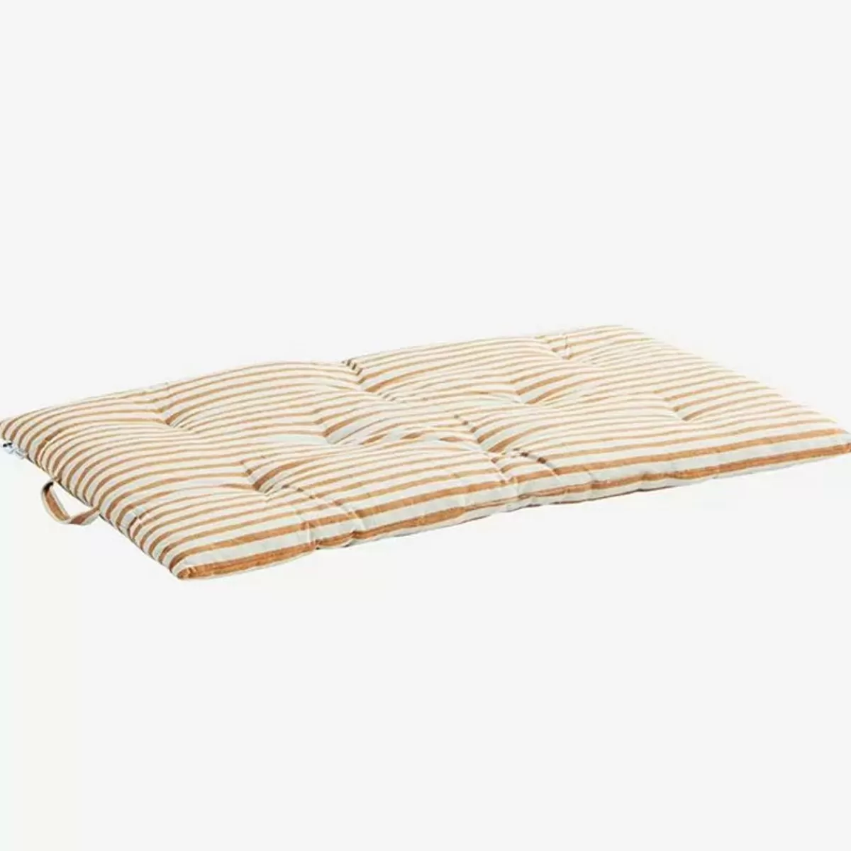 Speelkleden-Madam Stoltz Speelmatras Striped Dark Honey (60X100Cm)