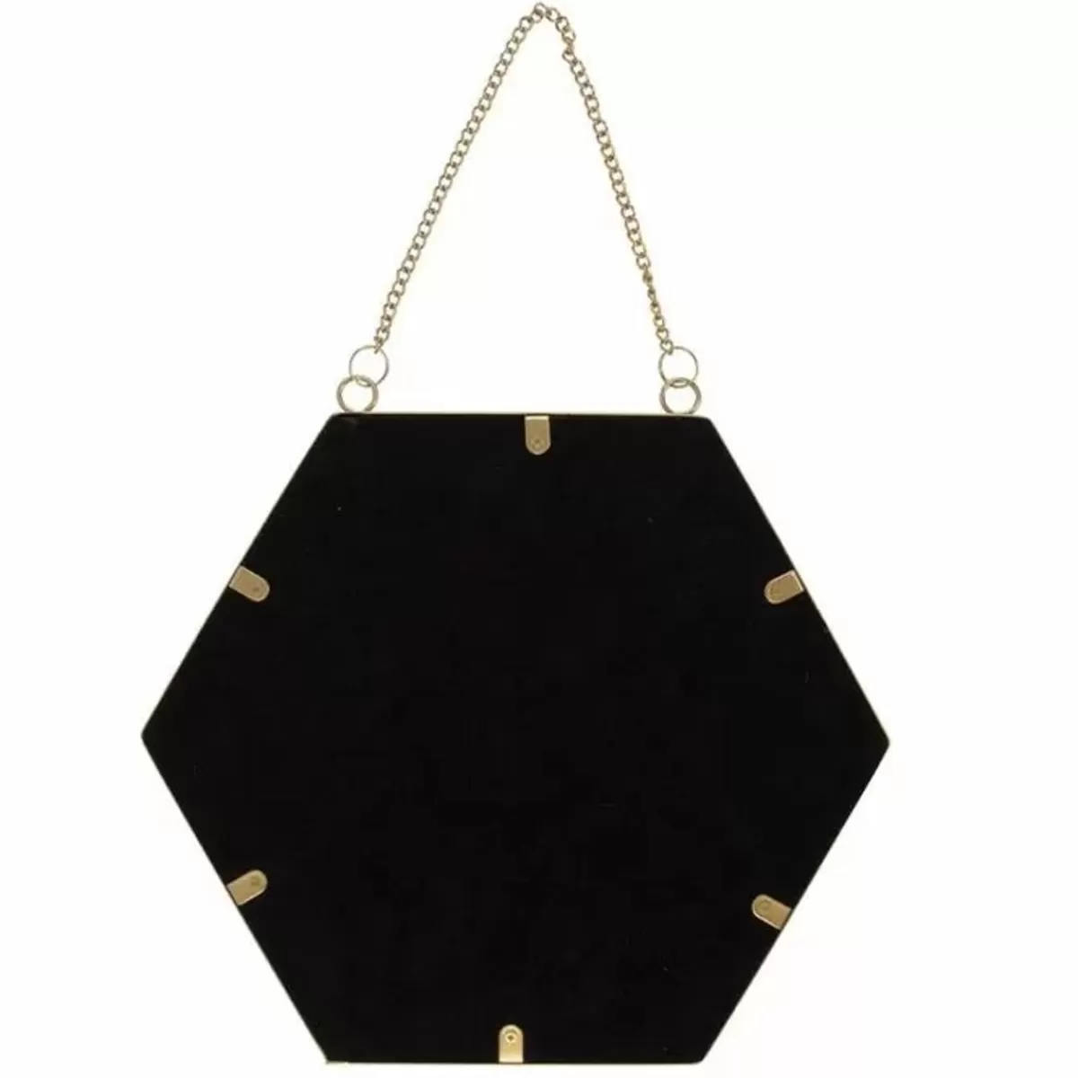 Spiegels-Sass & Belle Spiegel Hexagon Goud (27Cm) Sass & Belle