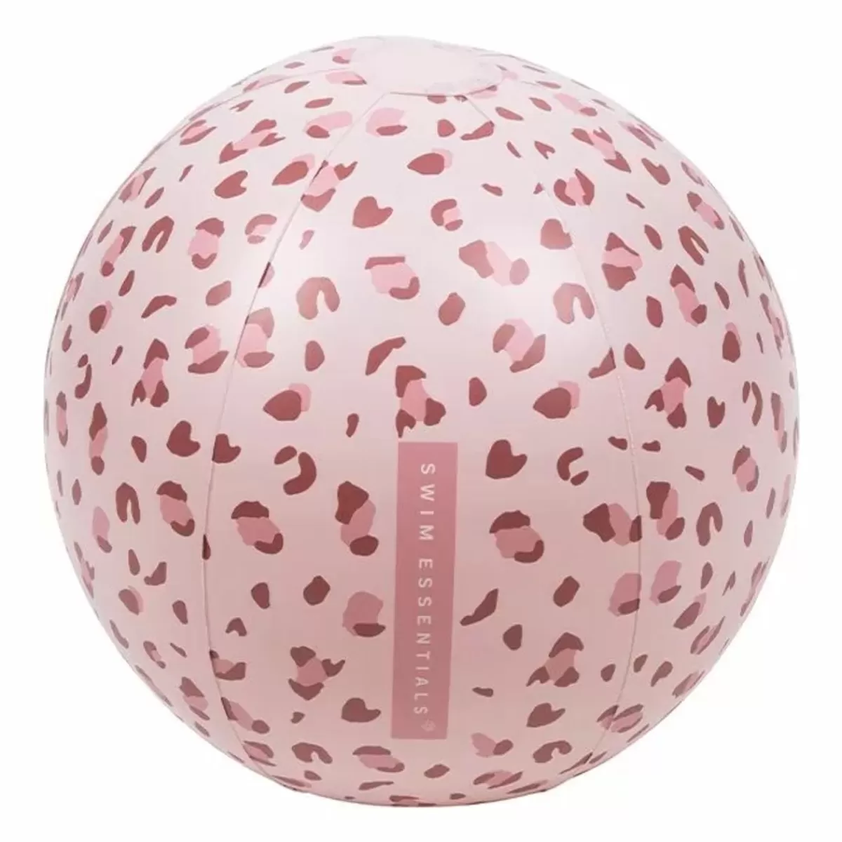 Buitenspeelgoed-Swim Essentials Opblaasbare Strandbal Old Pink Leopard