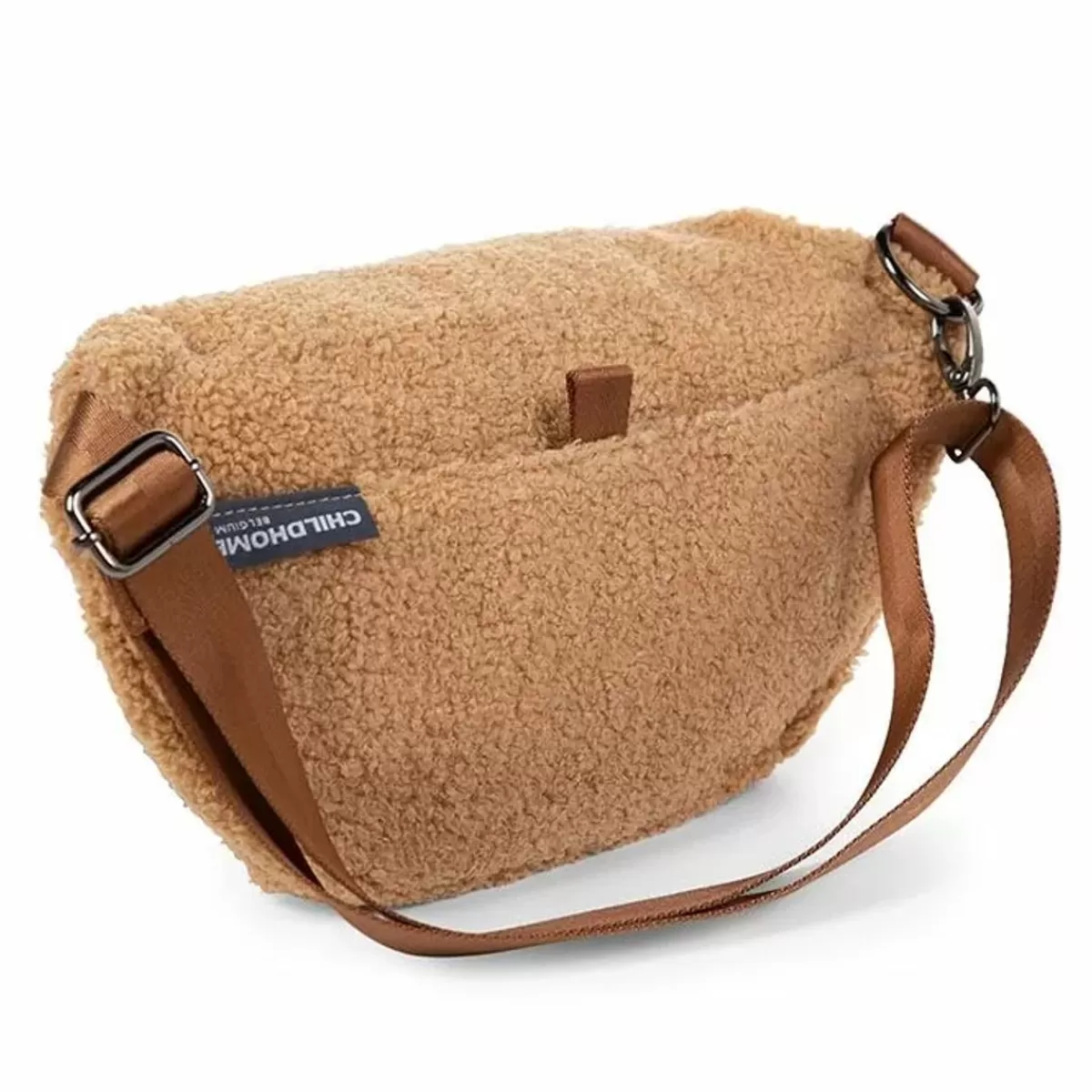 Luiertassen-Childhome Tasje On The Go Teddy Beige