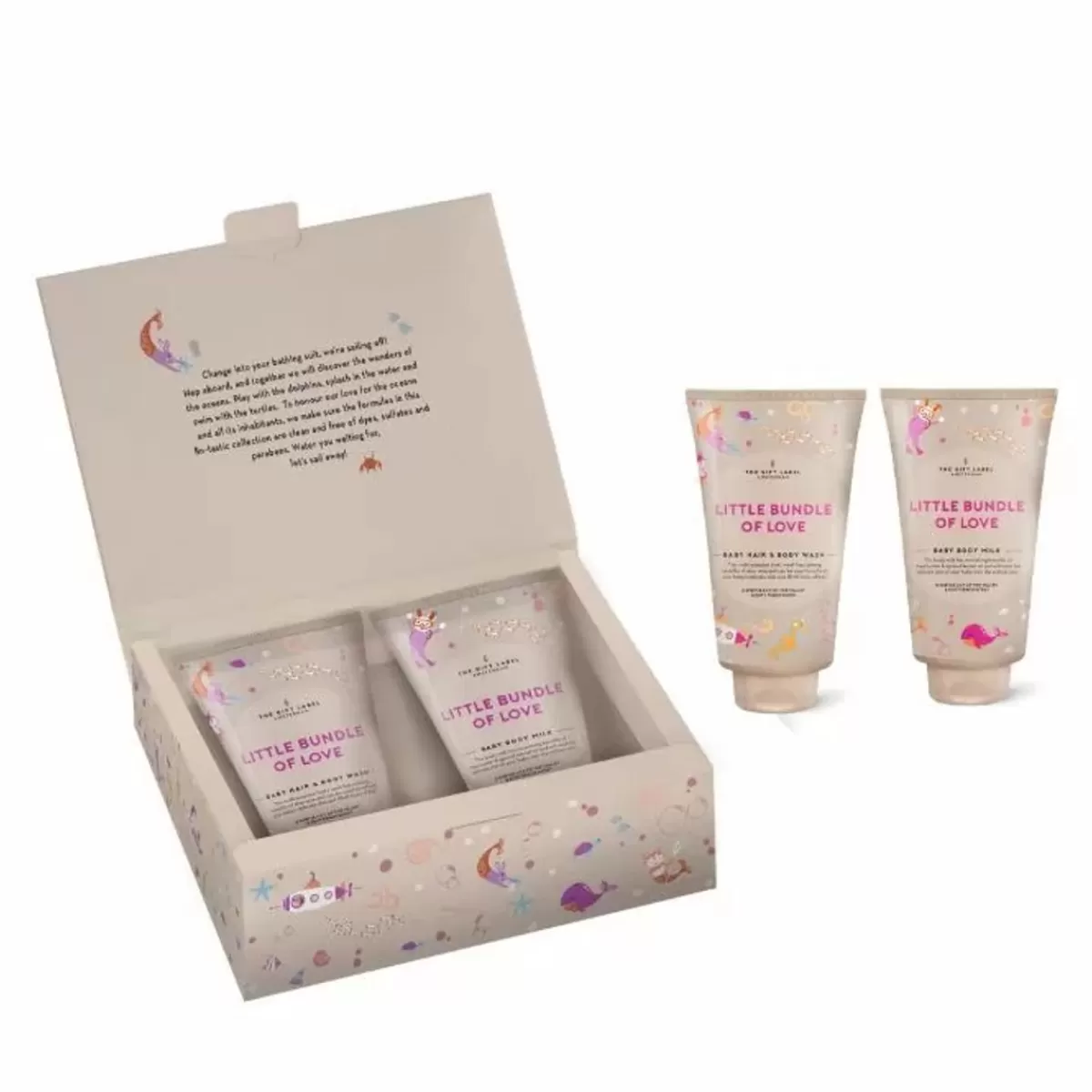 Verzorgingsproducten-The Gift Label Baby Giftbox Little Bundle Of Love