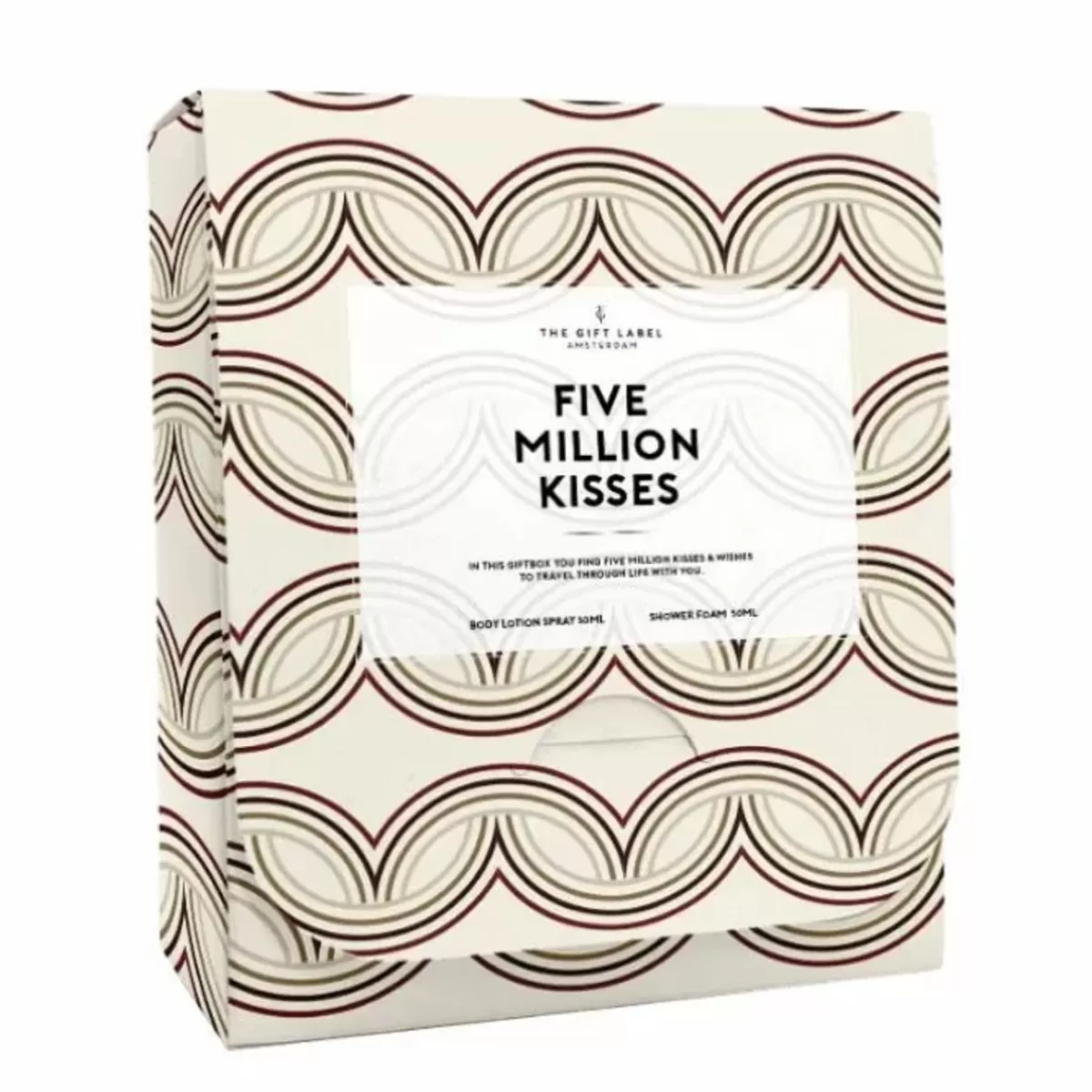 Verzorgingsproducten-The Gift Label Travel Pouch Five Million Kisses