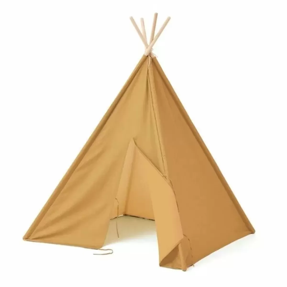 Speeltenten-Kids Concept Tipi Mosterdgeel