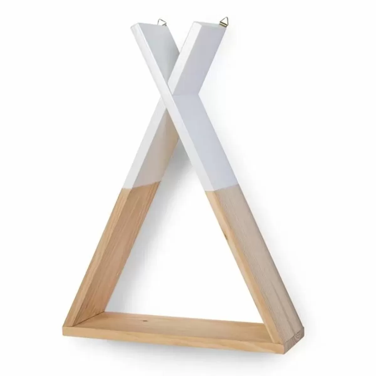 Wandrekjes-Childhome Tipi Wandplank Wit-Naturel Childwood