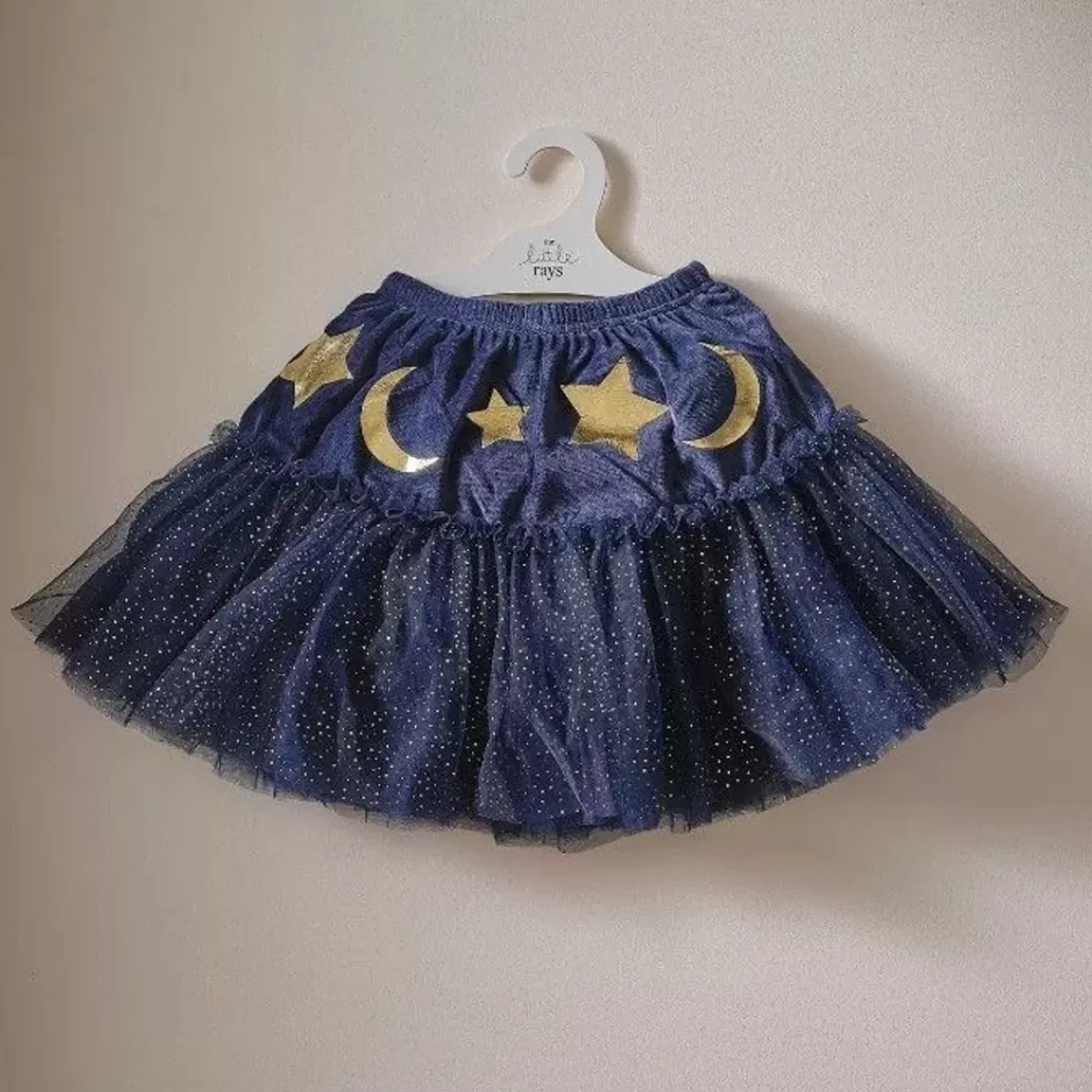 Verkleedkleding Meisjes-Ginger Ray Tovenaars Tutu Velvet Blauw