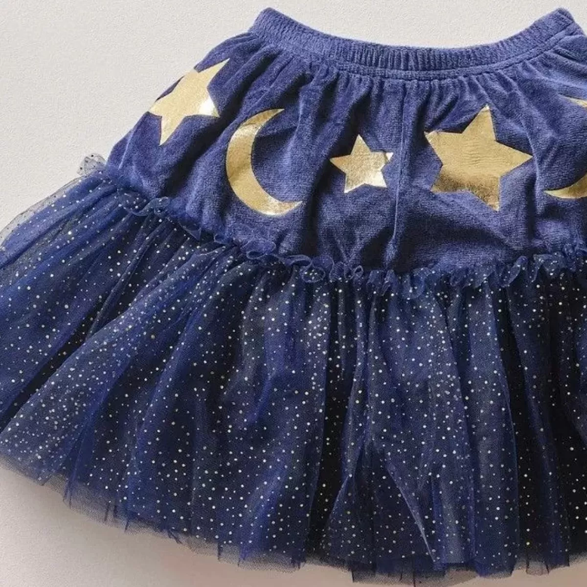 Verkleedkleding Meisjes-Ginger Ray Tovenaars Tutu Velvet Blauw